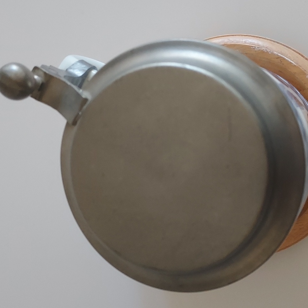 Vintage German Porcelain Beer Stein With Pewter Lid - Schönwald Germany - Picture 9 of 17